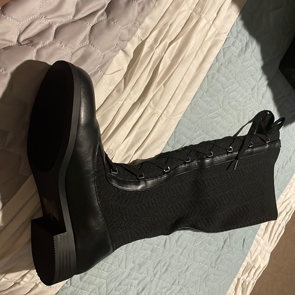 Polly Tall Flat Boots - Picture 1 of 3